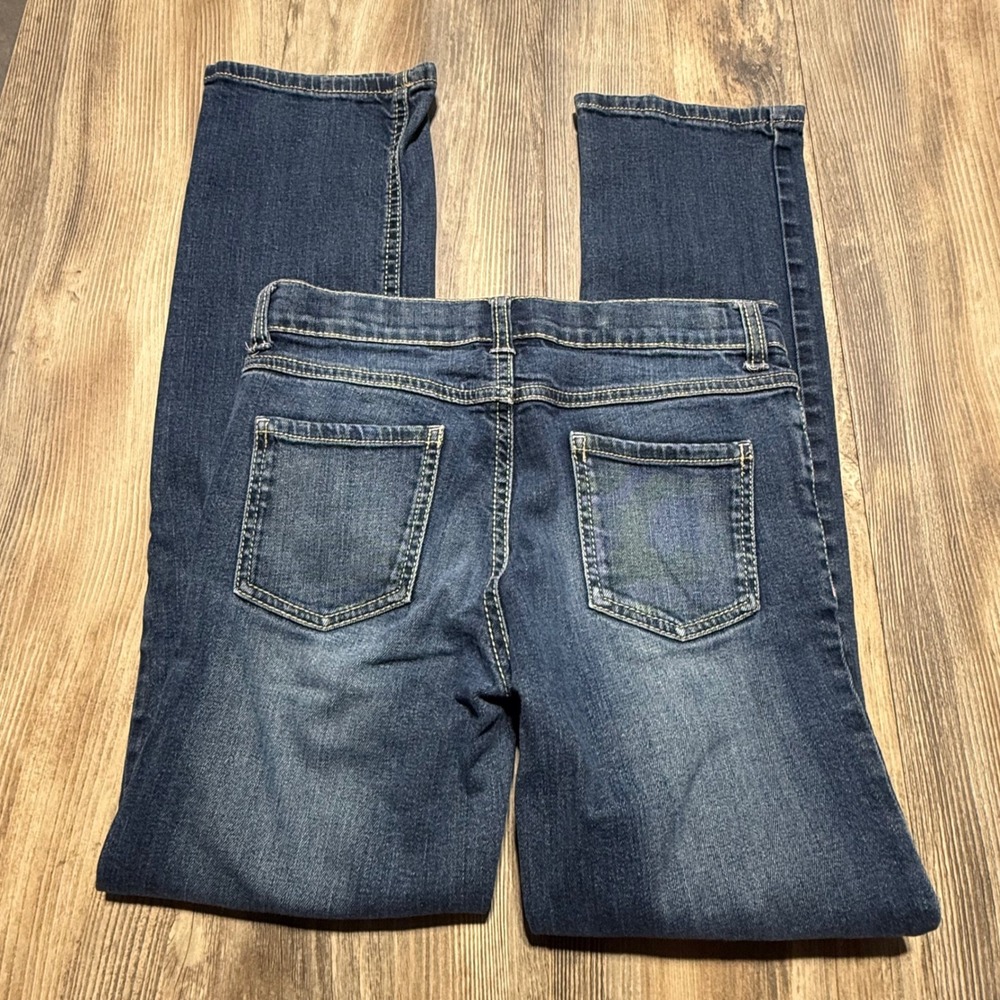 Gymboree Girls Dark Wash Skinny Jeans Size 12 Denim - Picture 2 of 3